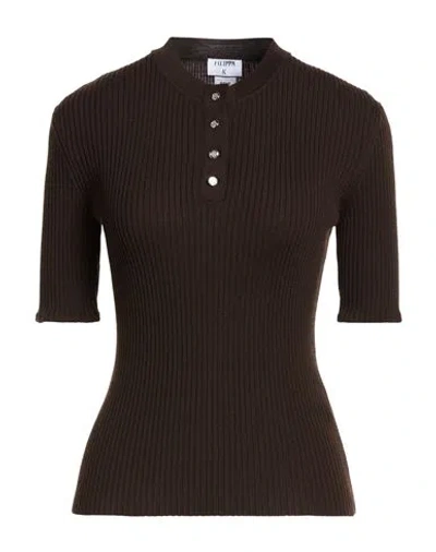 Filippa K Woman Sweater Brown Size Xl Wool