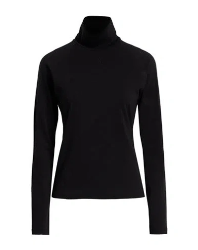 Filippa K Woman T-shirt Black Size M Organic Cotton, Elastane