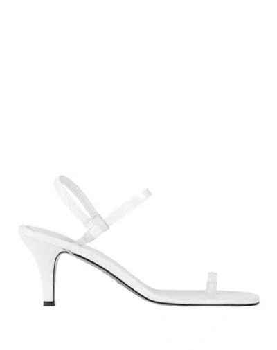 Filippa K Toe Strap Sandals In White