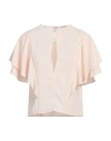 Filippa K Woman Top Light Pink Size 4 Polyester