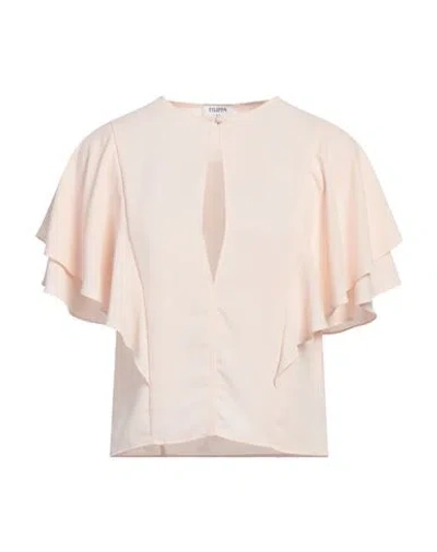 Filippa K Woman Top Light Pink Size 4 Polyester