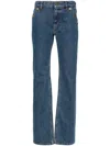 Filippa K Low-rise Straight Jeans In Denim