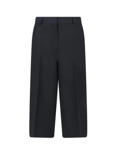 Filippa K Women's Tailored Trousers In Wool-blend With Stretch In Black