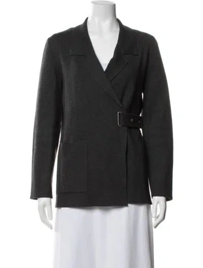 Pre-owned Filippa K Wool Blazer In Grey