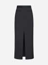 Filippa K Long Tailored Skirt In Grey