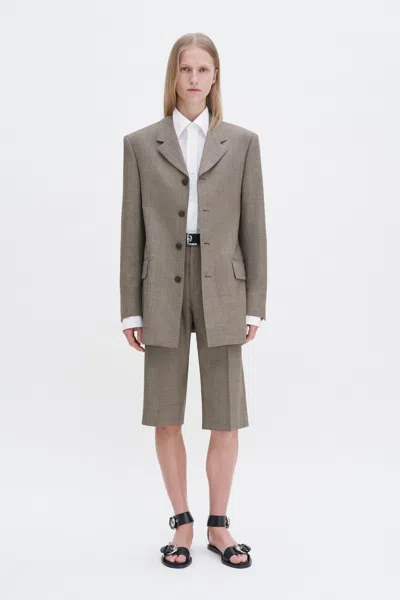 Filippa K Wool Blend Single Breasted Blazer In Beige