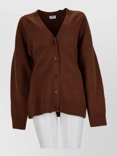 Filippa K Wool Cardigan In Animal Print