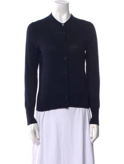 Pre-owned Filippa K Wool Crew Neck Sweater In Black