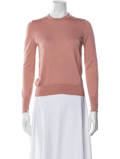 Pre-owned Filippa K Wool Crew Neck Top In Pink