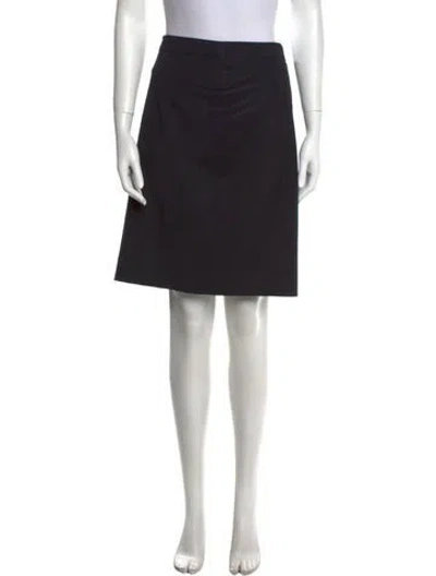 Pre-owned Filippa K Wool Knee-length Skirt In Black