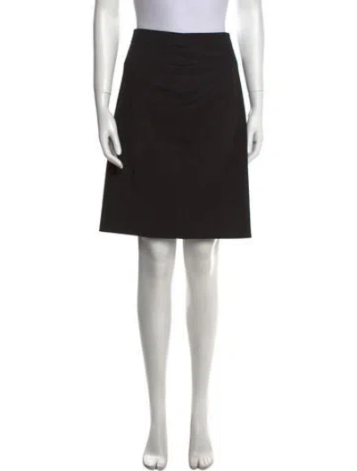 Pre-owned Filippa K Wool Knee-length Skirt In Black