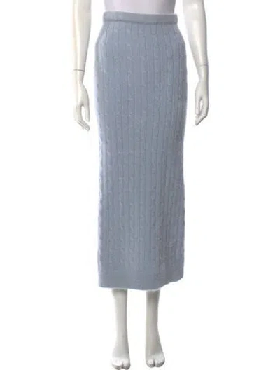 Pre-owned Filippa K Wool Long Skirt In Blue