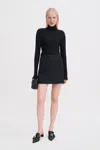 Filippa K Wool Mini Skirt In Black