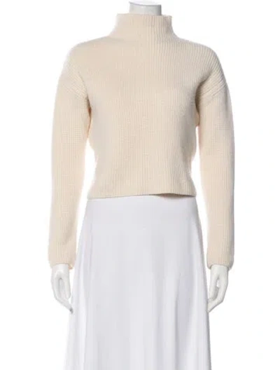 Pre-owned Filippa K Wool Mock Neck Sweater In Neutral