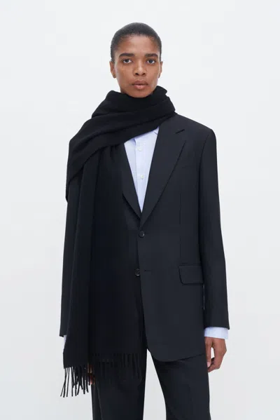 Filippa K Wool Scarf In Black