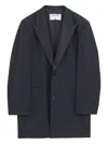 Filippa K Wool Single-breasted Blazer In Blue