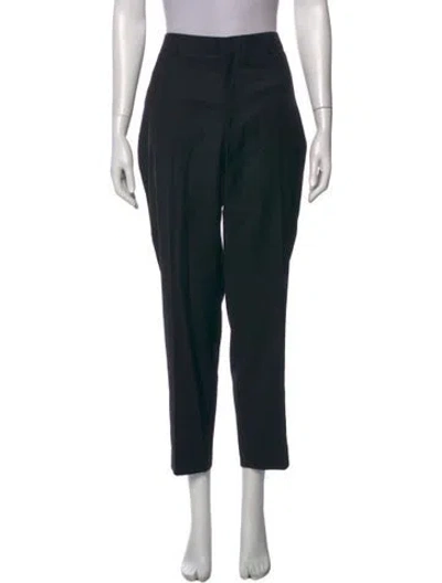 Pre-owned Filippa K Wool Straight Leg Pants In Black