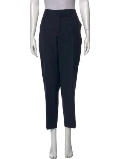 Pre-owned Filippa K Wool Straight Leg Pants In Black
