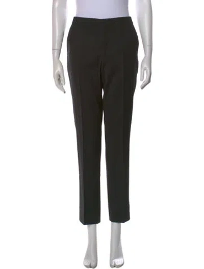 Pre-owned Filippa K Wool Straight Leg Pants In Black