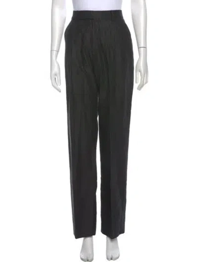 Pre-owned Filippa K Wool Straight Leg Pants In Gray