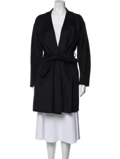 Pre-owned Filippa K Wool Trench Coat In Black