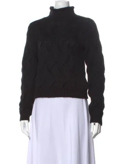 Pre-owned Filippa K Wool Turtleneck Sweater In Black