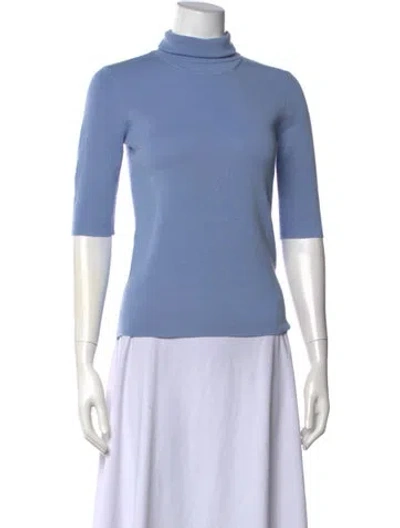 Pre-owned Filippa K Wool Turtleneck Sweater W/ Tags In Blue
