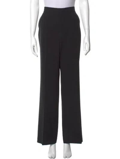 Pre-owned Filippa K Wool Wide Leg Pants In Black