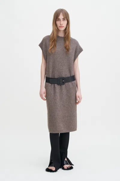 Filippa K Wool Yak Dress In Brown