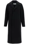Filippa K Car Coat In Lana In Black