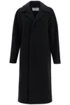 Filippa K Car Coat In Lana In Black