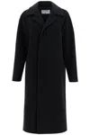Filippa K Car Coat In Lana In Black (black)