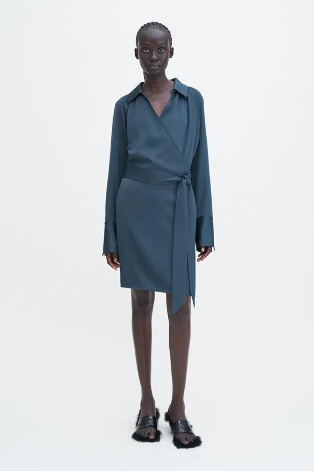 Filippa K Wrap Shirt Dress | ModeSens