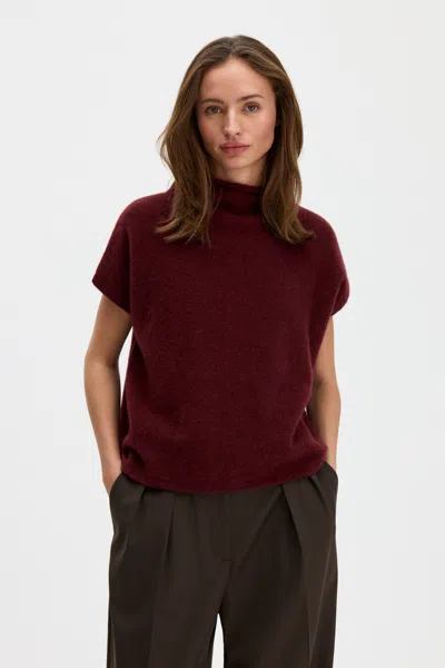 Filippa K Ximena Sweater In Mahogany Red