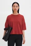 Filippa K Yak Tee In Red