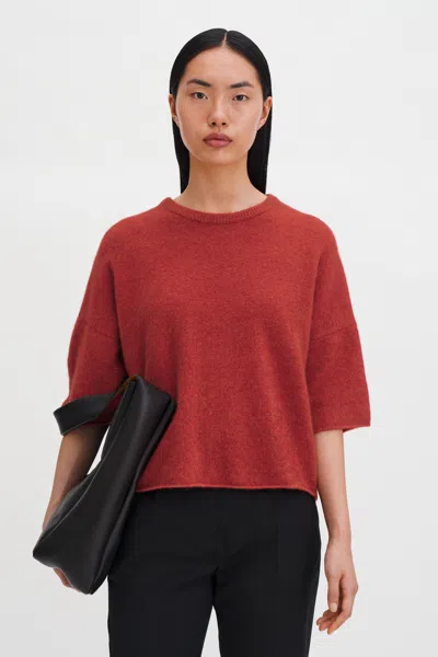 Filippa K Yak Tee In Red