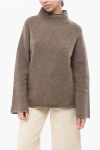 Filippa K Yak Wool Turtleneck Sweater In Brown