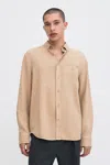 Filippa K Zachary Shirt In Brown