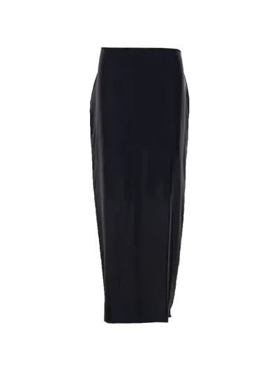 Filippa K Zip-fastening Split Midi Skirt In Black