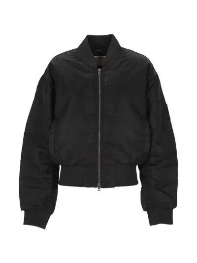 Filippa K Zip-up Bomber Jacket In Black