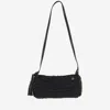Filippo Catarzi Viscose And Straw Blend Bag In Black