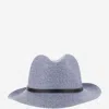 Filippo Catarzi Paper Blend Hat In Blue