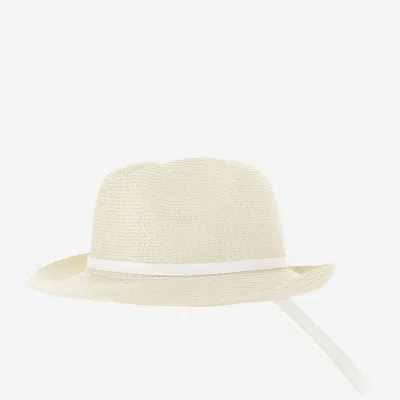 Filippo Catarzi Cat40 Paper Blend Sun Hat In Beige