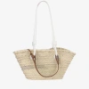 FILIPPO CATARZI STRAW BAG WITH LOGO