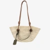 FILIPPO CATARZI STRAW BAG WITH LOGO