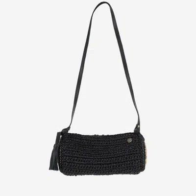 FILIPPO CATARZI FILIPPO CATARZI VISCOSE AND STRAW BLEND BAG