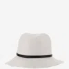Filippo Catarzi Paper Blend Hat In White