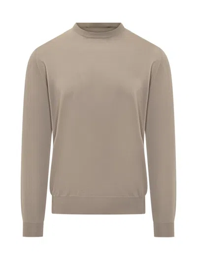 Filippo De Laurentiis Crew-neck Jumper In Gray