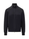 Filippo De Laurentiis Zip-up Cashmere Cardigan In Blue