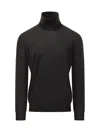 Filippo De Laurentiis Roll-neck Long-sleeve Sweater In Black
